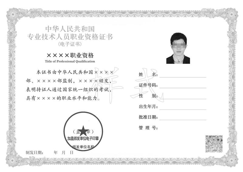 专业技术人员职业资格电子证书样式1.jpg